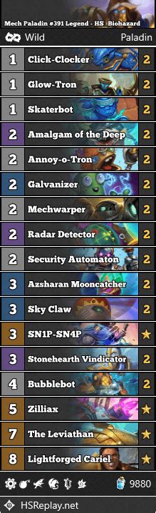 mech paladin deck|paladin deck 2022.